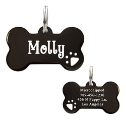 Paw Cutout Bone Shape Tag | Ultra Joys Pets