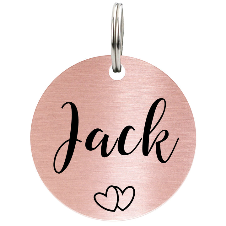 Brushed Round Shape Cat Tag | Ultra Joys Pets
